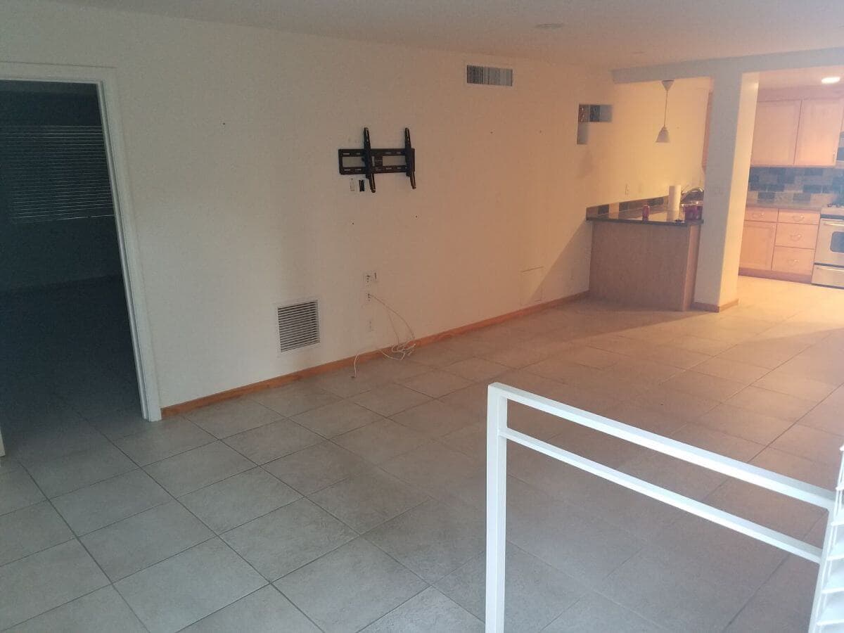 Living room staging - before